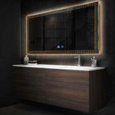 LED Spiegel Rechteckig | Touch-Schalter | Anti-Beschlag-Funktion | Warmweißes Licht - Reyze Seria Official Model 5